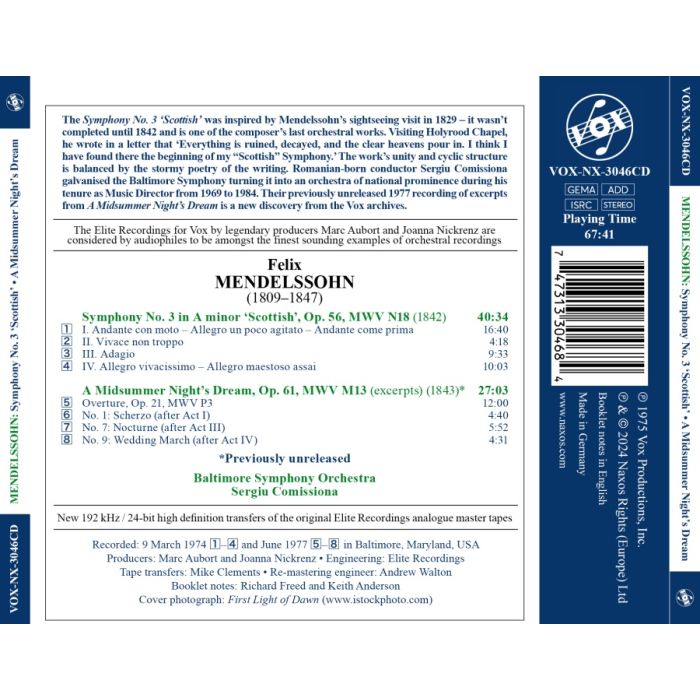 Mendelssohn: Symphony No. 3; A Midsummer Night’s Dream - slide-1