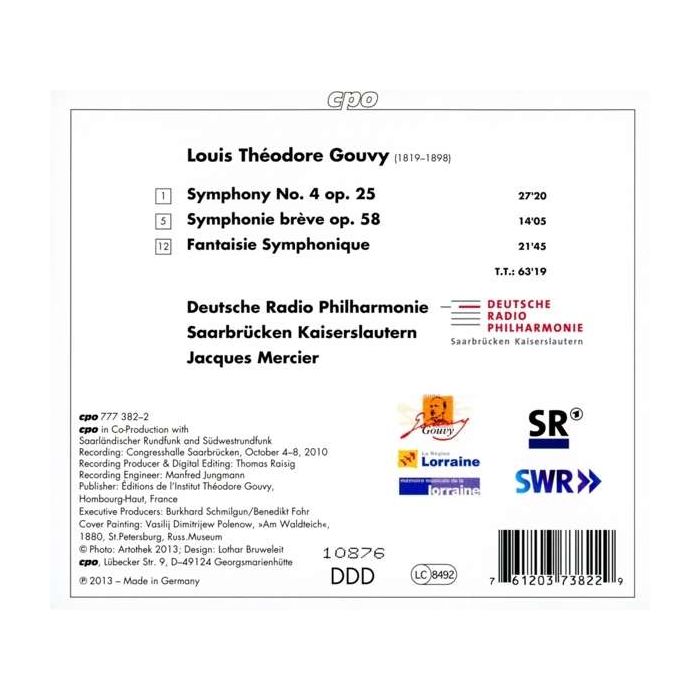 Gouvy: Symphony No. 4, Symphonie breve - slide-1