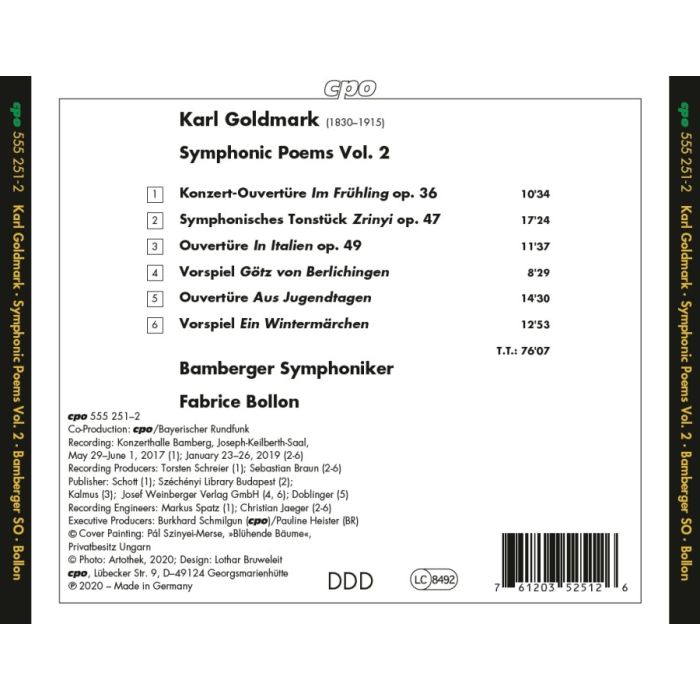 Goldmark: Symphonic Poems Vol. 2 - slide-1