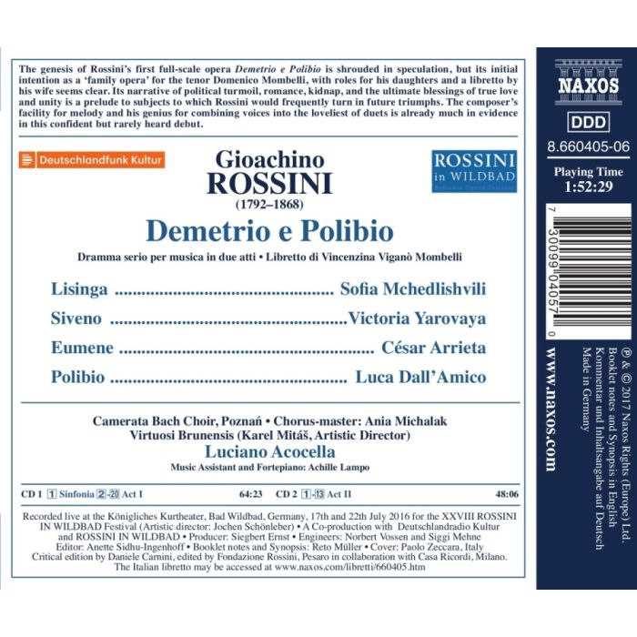 Rossini: Demetrio e Polibio - slide-1