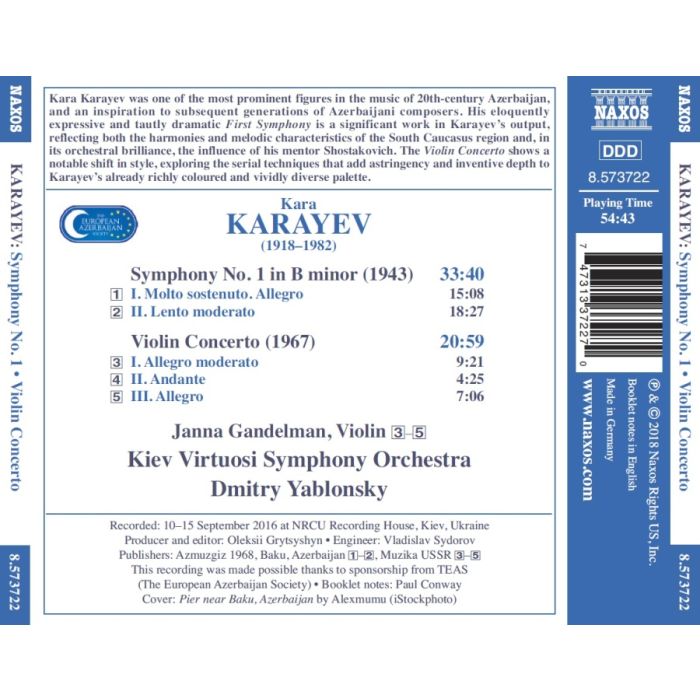 Karayev: Symphony No. 1 - slide-1