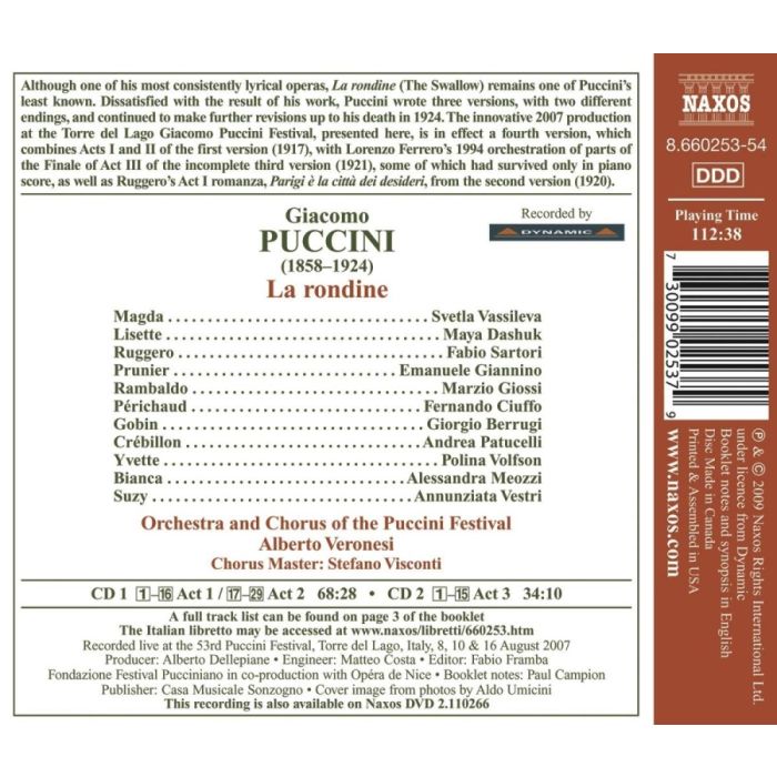 Puccini: La Rondine - slide-1