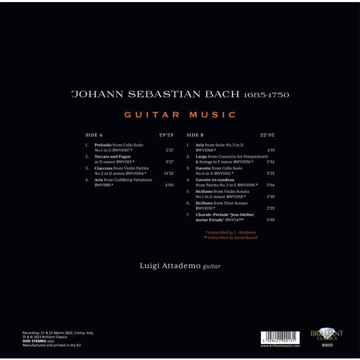 Bach: Guitar Music (LP) - slide-1