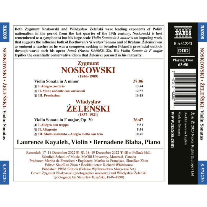 Noskowski & Żeleński: Violin Sonatas - slide-1