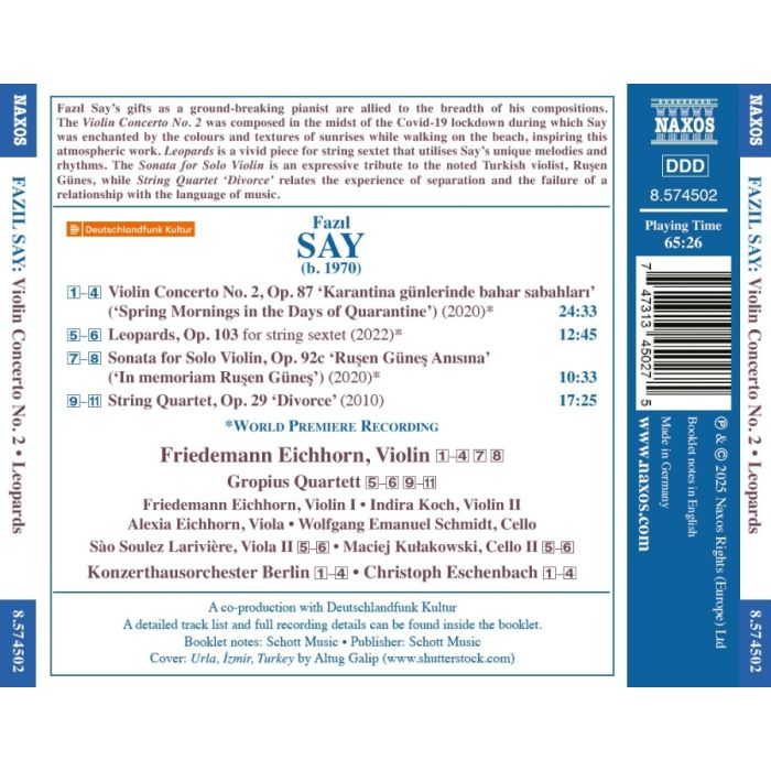 Say: Violin Concerto No. 2 - slide-1