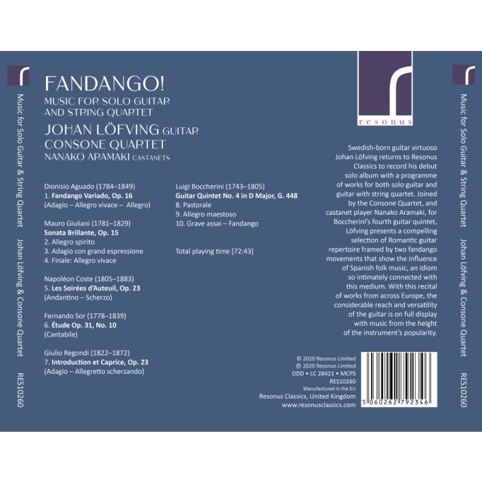 Fandango! - Music for Solo Guitar and String Quartet - slide-1