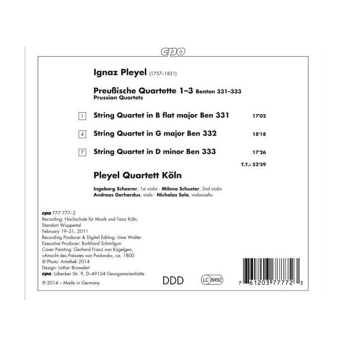 Pleyel: Prussian Quartets 1-3 - slide-1