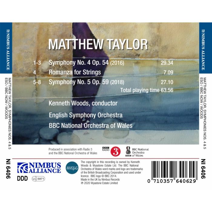 Taylor: Symphonies Nos. 4 & 5 - slide-1