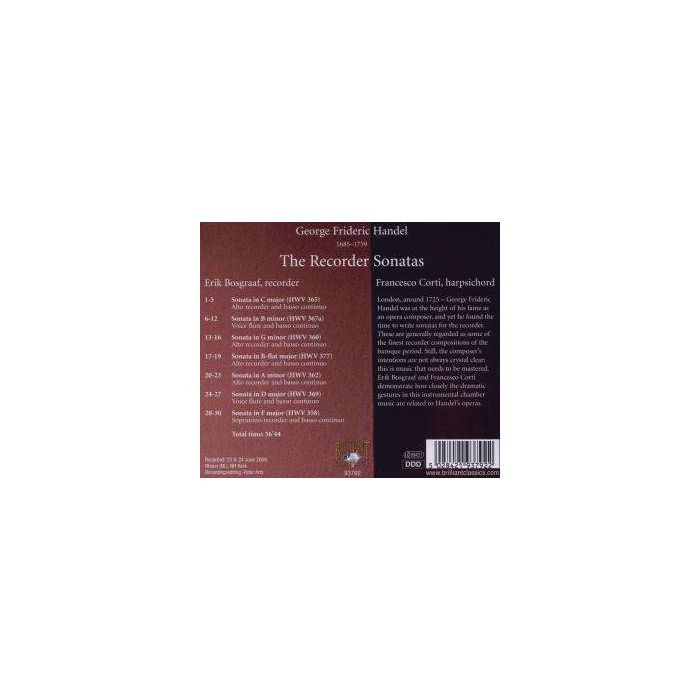 Handel: The Recorder Sonatas - slide-1