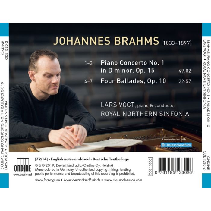 Brahms: Piano Concerto No. 1; Four Ballades - slide-1
