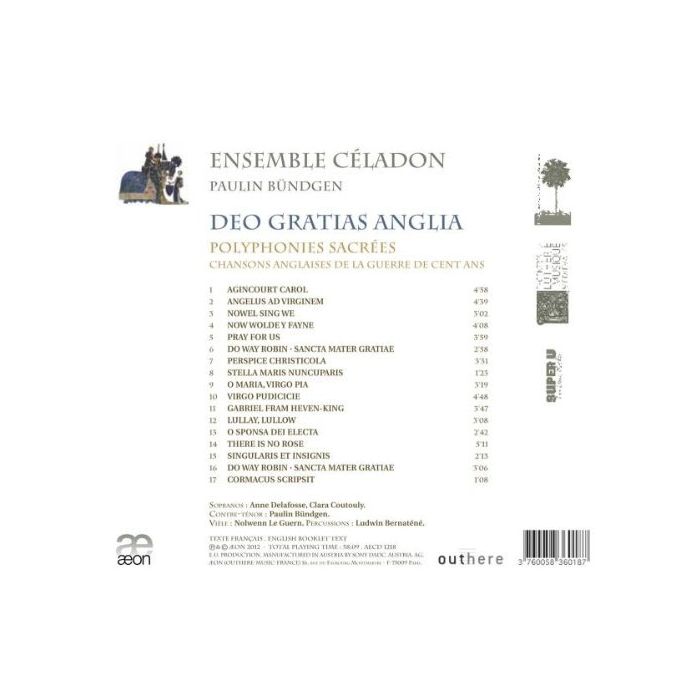 Deo Gratias Anglia - Polyphonies Sacrées, Chansons anglaises de la guerre de cent ans - slide-1
