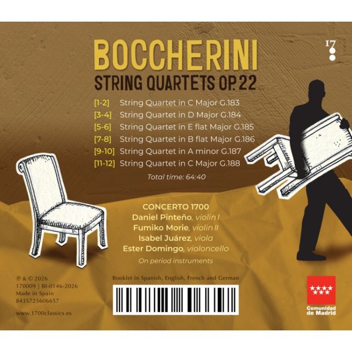 Boccherini: String Quartets Op. 22 - slide-1