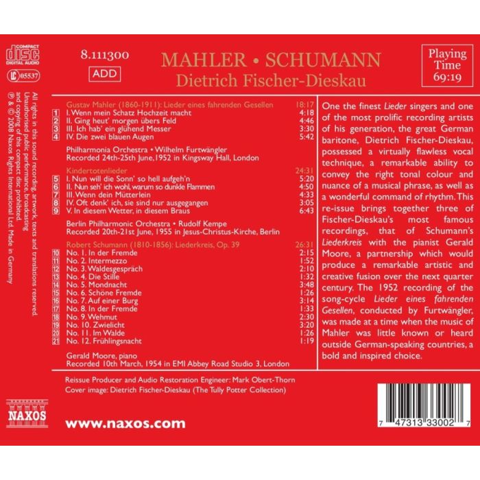 MAHLER, G.: Lieder eines fahrenden Gesellen - slide-1