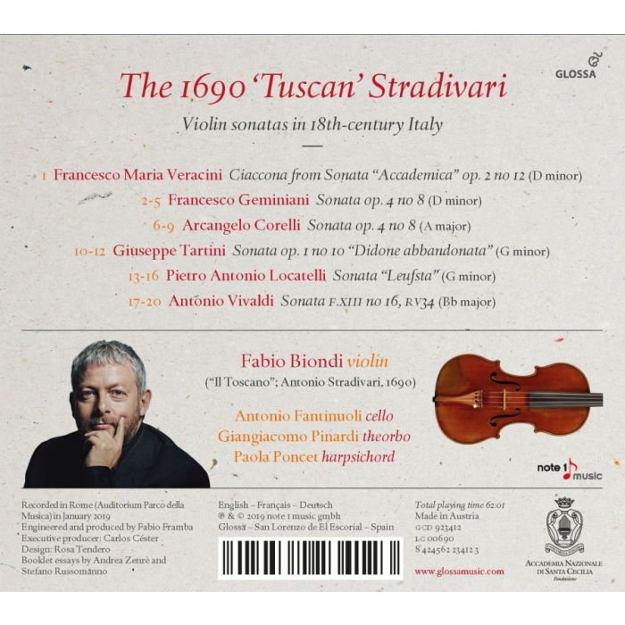 The 1690 “Tuscan” Stradivari - Violin Sonatas in 18th-century Italy - slide-1
