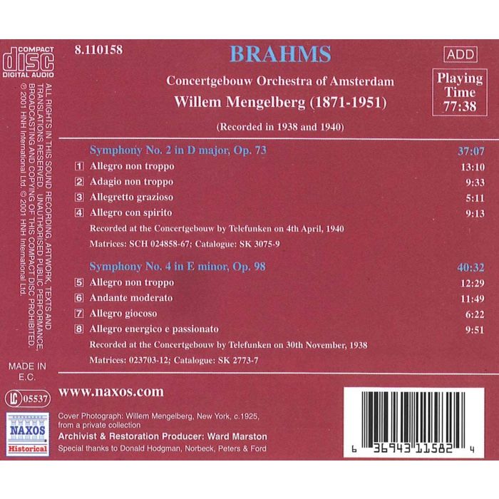 Brahms: Symphonies 2 & 4 - slide-1
