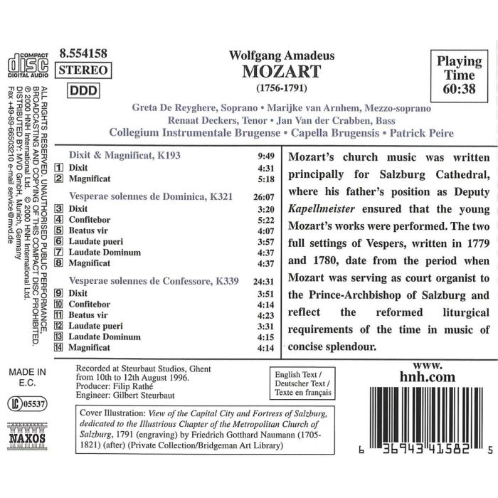 MOZART: Solemn Vespers - slide-1