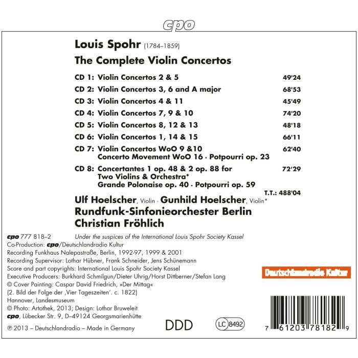 Spohr: The Complete Violin Concertos - slide-1