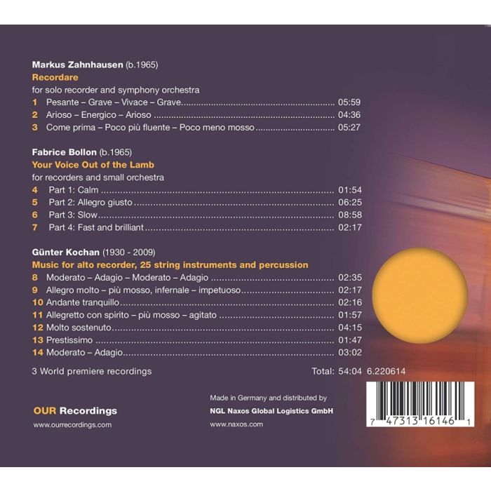 German & French Recorder Concertos – Zahnhausen, Bollon Kochan - slide-1