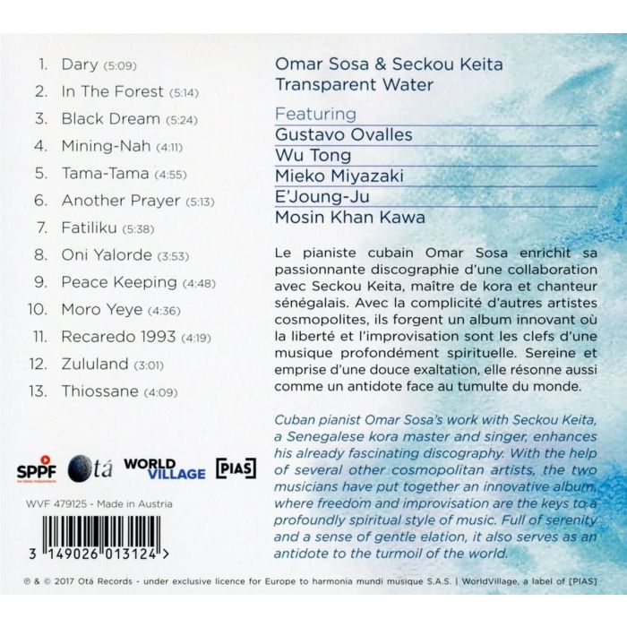 Sosa, Omar & Keita, Seckou: Transparent water - slide-1