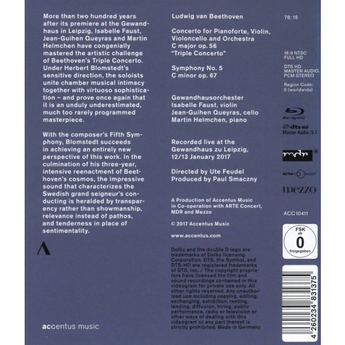 Beethoven: Triple Concerto; Symphony No. 5 - slide-1