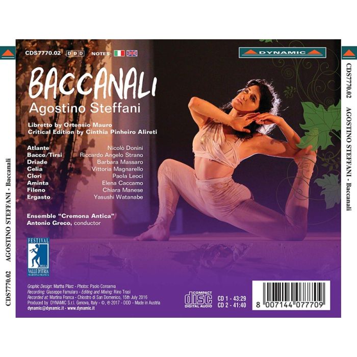 Steffani: Baccanali, opera in 1 act - slide-1