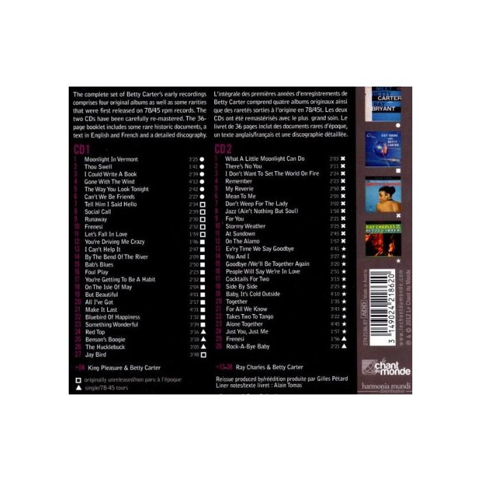 Precious & Rare - Betty Carter: The complete (1948-1961) - slide-1