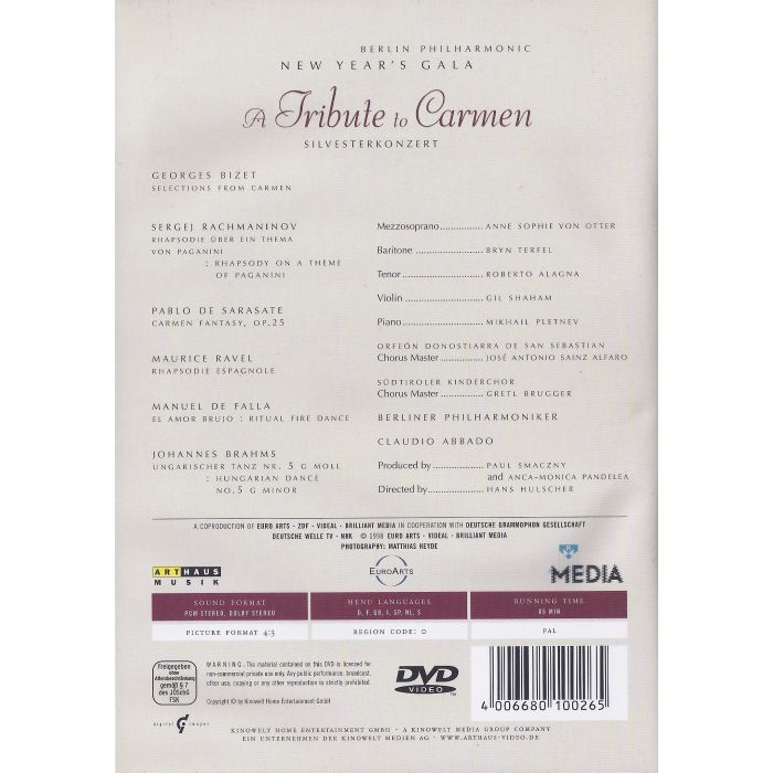 BERLIN PHILHARMONIC: New Year\'s Gala - A Tribute to Carmen - slide-1