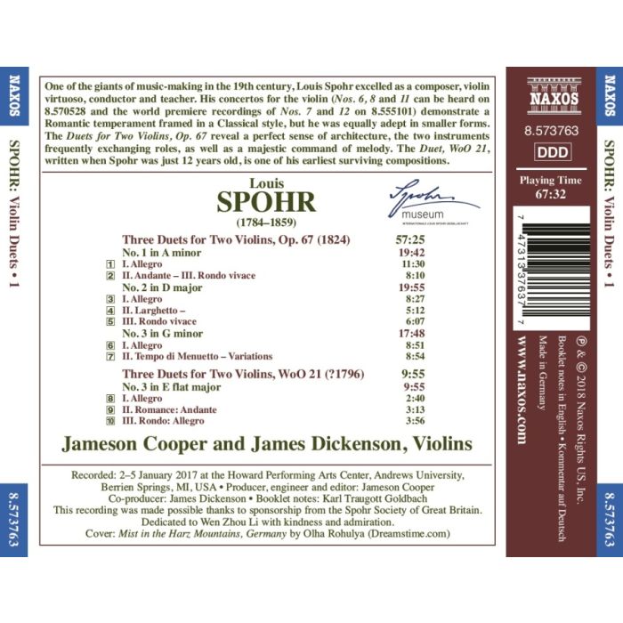 Spohr: Volin Duets Vol. 1 - slide-1