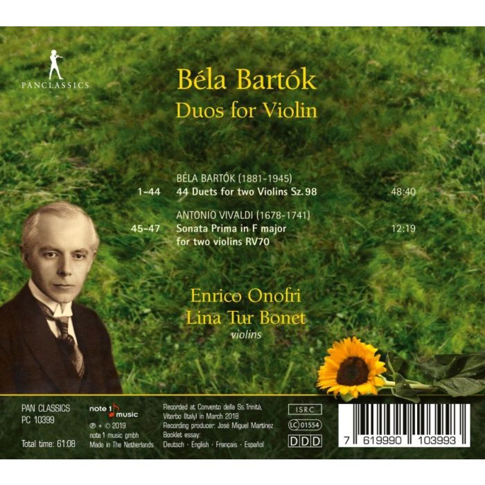 Bartok: Duos for violin - slide-1
