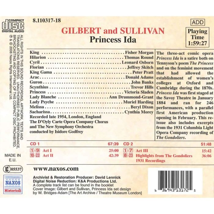SULLIVAN: Princess Ida - slide-1
