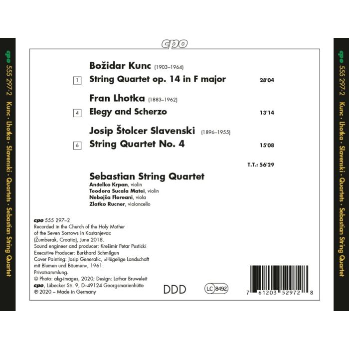 String Quartets by Croatian Composers - slide-1