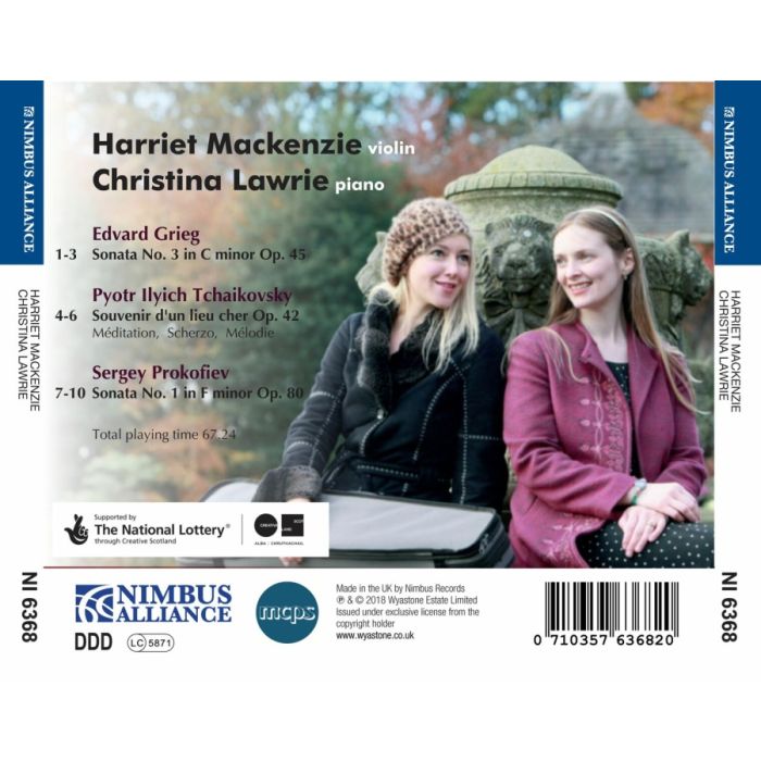 Grieg; Tchaikovsky; Prokofiev: Violin Sonatas - slide-1