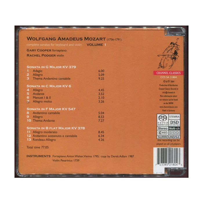 Mozart: Complete Sonatas For Keyboard And Violin, Vol. 1 - slide-1