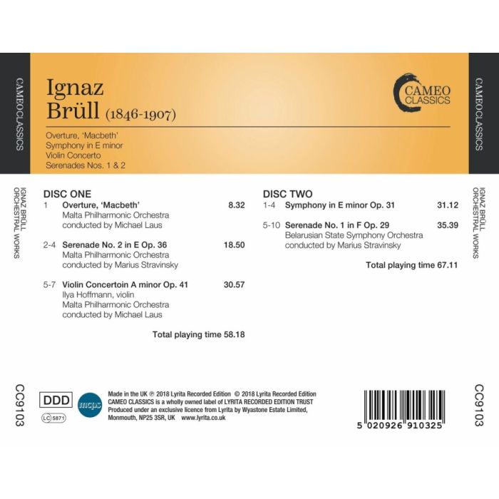 Brüll: Orchestral Works - slide-1