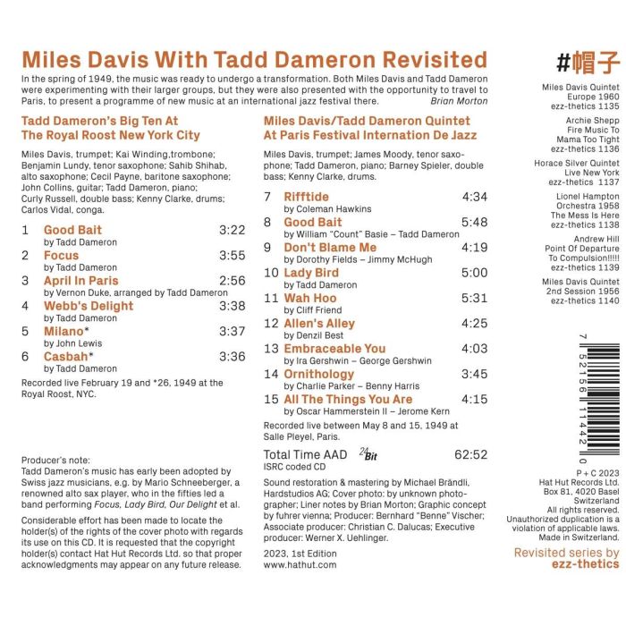 Miles Davis & Tadd Dameron: Revisited: Live 1949 - slide-1