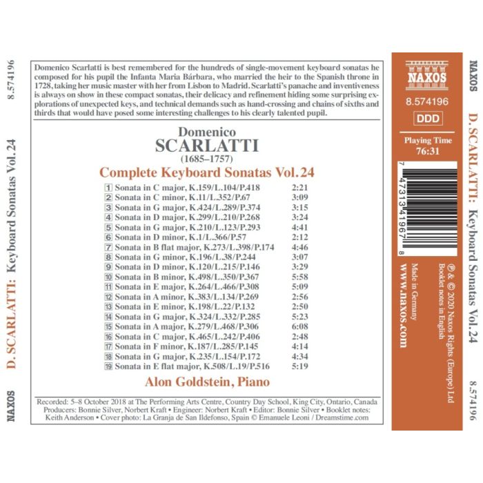 Scarlatti: Complete Keyboard Sonatas Vol. 24 - slide-1