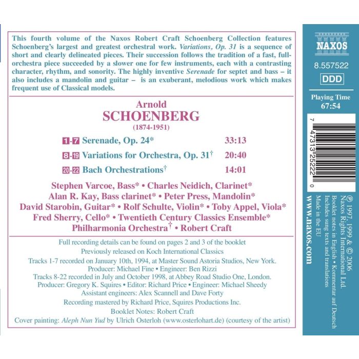 SCHOENBERG   Serenade, Variations Op. 31 - slide-1
