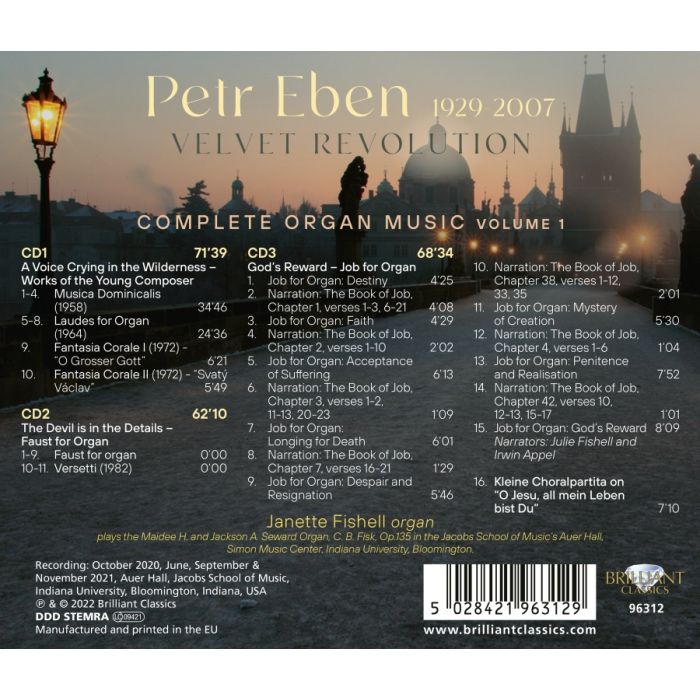 Eben: Velvet Revolution, Complete Organ Music Vol. 1 - slide-1
