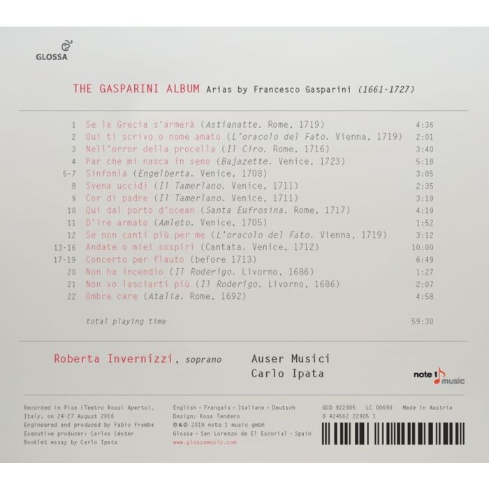 The Gasparini Album - Opera Arias - slide-1