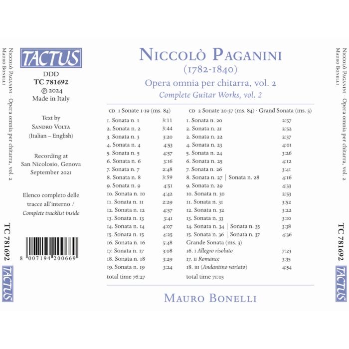 Paganini: Complete Guitar Works Vol. 2 - slide-1
