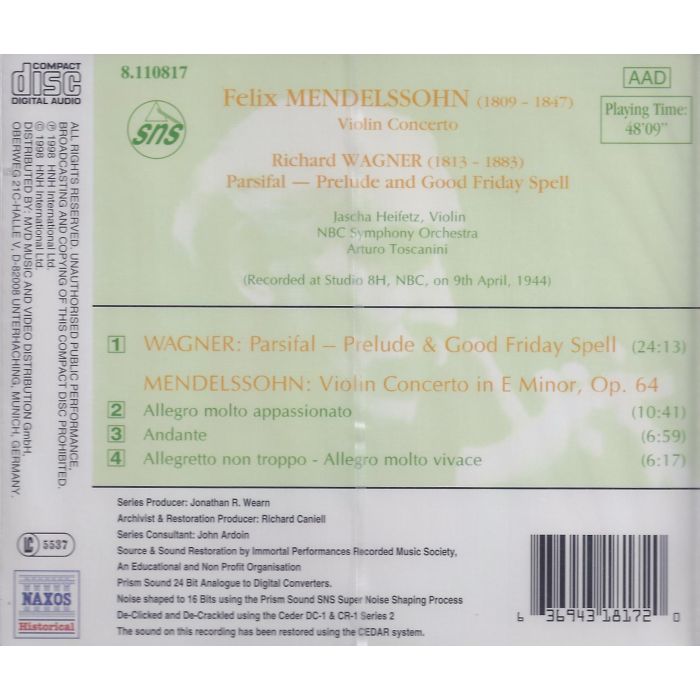 Mendelssohn: Violin Concerto - slide-1