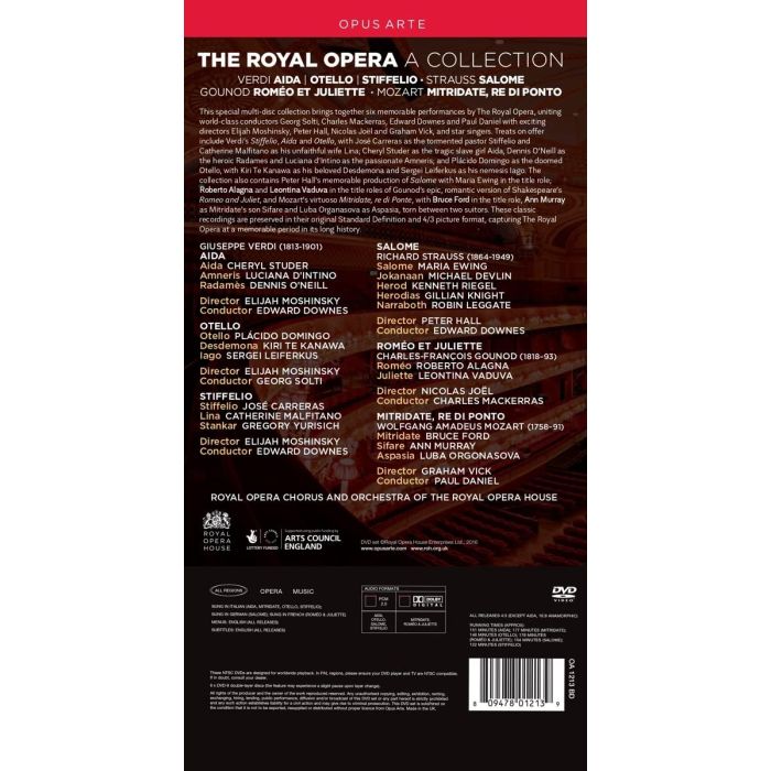 The Royal Opera Collection: Aida; Otello; Stiffelio; Salome; Romeo et Juliette; Mitridate, re di Ponto  - slide-1