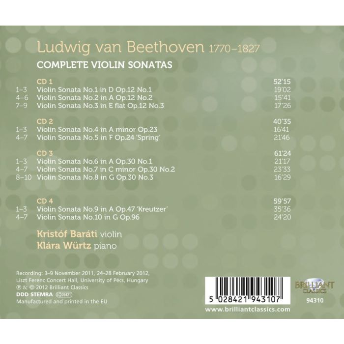 Beethoven: Complete Violin Sonatas - slide-1