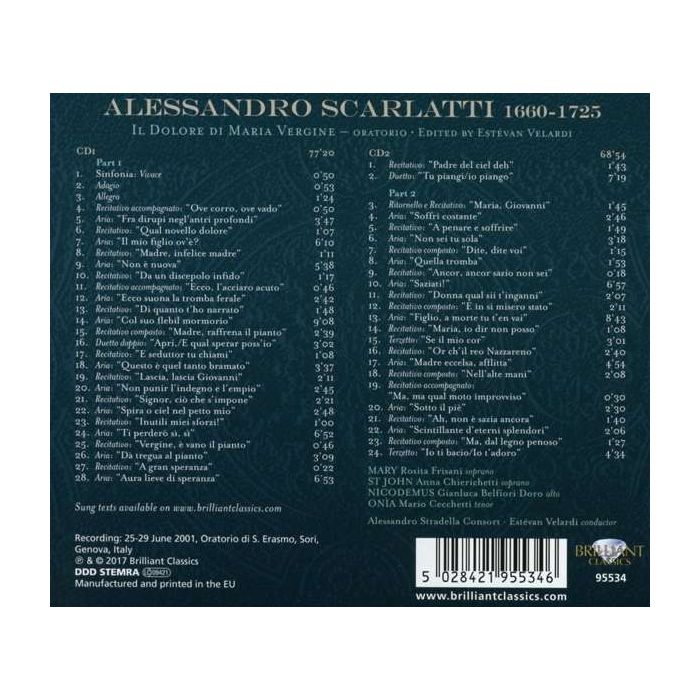 Scarlatti: Il dolore di Maria Vergine - slide-1