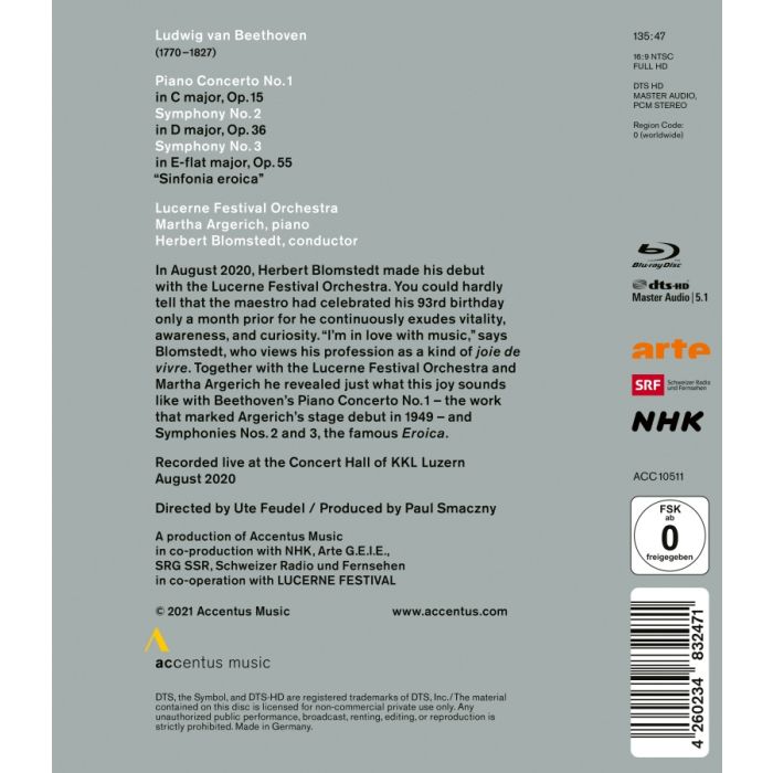 Beethoven: Piano Concerto No. 1; Symphonies Nos. 2 & 3 - slide-1