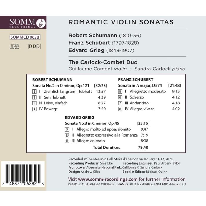 Romantic Violin Sonatas - slide-1