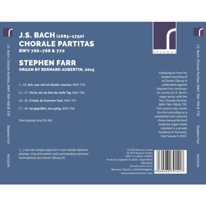 Bach: Chorale Partitas - slide-1