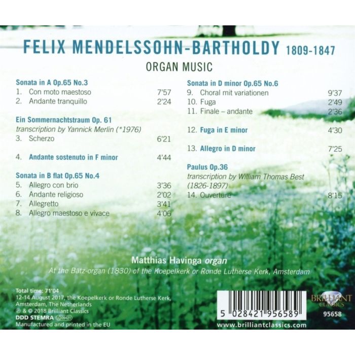 Mendelssohn: Organ Music - slide-1