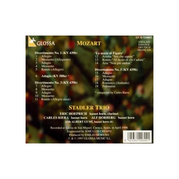 Mozart: Music for Basset Horns - slide-1