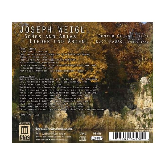 Weigl: Songs and Arias - slide-1